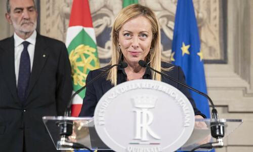 Anti-immigrant Meloni named Italy&rsquo;s first  woman premier