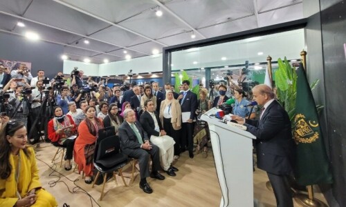 At COP27 summit, PM Shehbaz seeks climate compensation, debt relief for Pakistan At COP27 summit, PM Shehbaz seeks climate compensation, debt relief for Pakistan