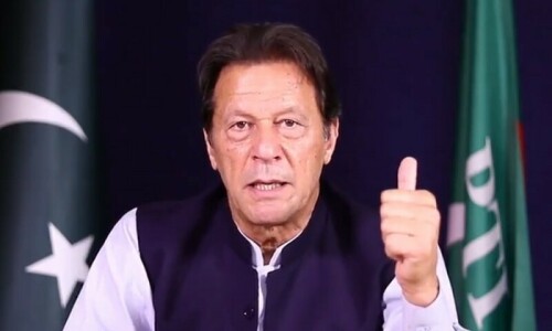 PTI chairman Imran Khan no longer blames US for his ouster PTI chairman Imran Khan no longer blames US for his ouster