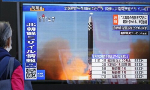 North Korea fires suspected intercontinental ballistic missile, lands near Japan