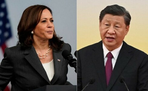 Harris meets Xi briefly, calls for US-China communication Harris meets Xi briefly, calls for US-China communication