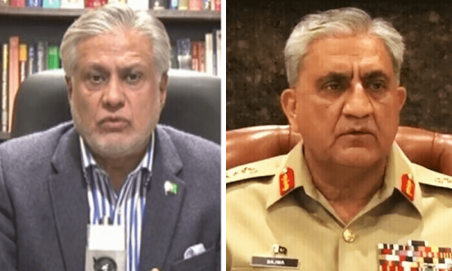 Dar takes notice of 'illegal, unwarranted' leak of COAS Bajwa's family's tax records