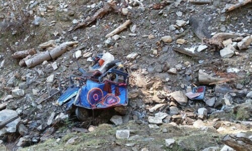 6 killed, 8 injured after jeep plunges into nullah in AJK’s Neelum Valley 6 killed, 8 injured after jeep plunges into nullah in AJK’s Neelum Valley