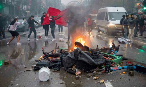 Riots in Brussels after Morocco beat Belgium in FIFA World Cup Riots in Brussels after Morocco beat Belgium in FIFA World Cup