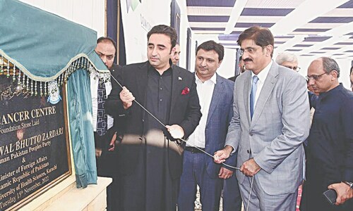Bilawal inaugurates Rs500m OPD complex at Dow Hospital in Karachi Bilawal inaugurates Rs500m OPD complex at Dow Hospital in Karachi
