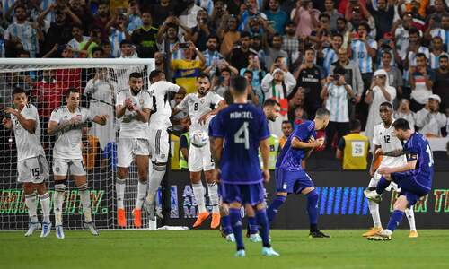 Messi scores as Argentina rout UAE in final warm-up Messi scores as Argentina rout UAE in final warm-up