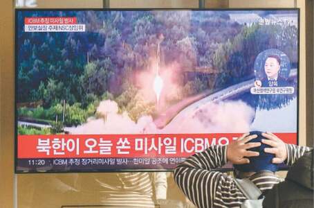 APEC summit disrupted by N. Korean missile test APEC summit disrupted by N. Korean missile test