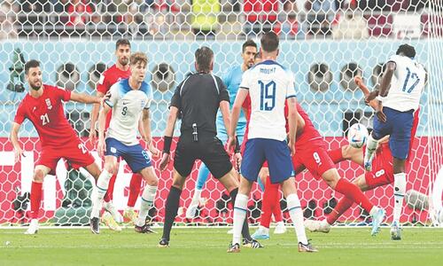 Eruption of emotion as England waltz through Iran