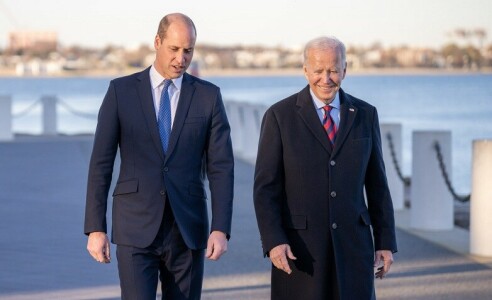 Prince William meets President Biden, awards climate prizes Prince William meets President Biden, awards climate prizes