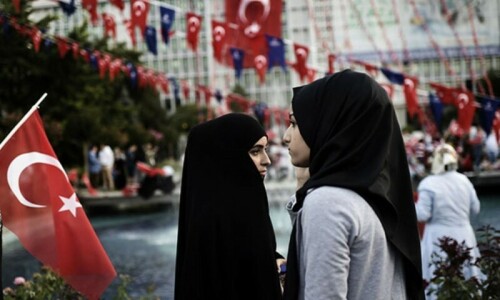 Headscarf debate reaches Turkish parliament ahead of elections Headscarf debate reaches Turkish parliament ahead of elections