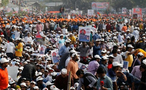 Bangladesh opposition mounts huge protest in Dhaka Bangladesh opposition mounts huge protest in Dhaka
