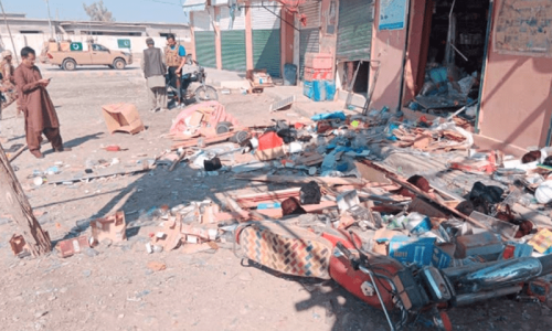 One dead, 7 injured in blast in Balochistan’s Awaran One dead, 7 injured in blast in Balochistan’s Awaran
