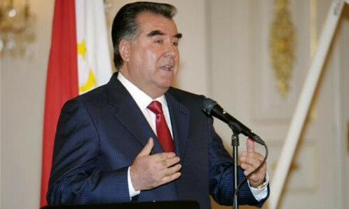 Tajik president to arrive in Pakistan tomorrow on 2-day visit