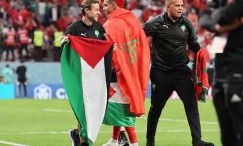 Palestinians say FIFA World Cup proves their cause not ‘buried’ Palestinians say FIFA World Cup proves their cause not ‘buried’