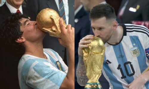 Messi echoes Maradona as Argentina win World Cup