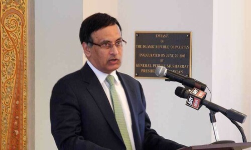 PTI lobbyist &lsquo;engaged Hussain Haqqani at someone else&rsquo;s behest&rsquo;