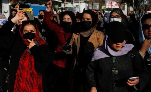 Afghan women banned from university ‘for not following dress code’ Afghan women banned from university ‘for not following dress code’