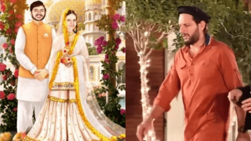 Shahid Afridi&rsquo;s eldest daughter Aqsa to tie the knot today