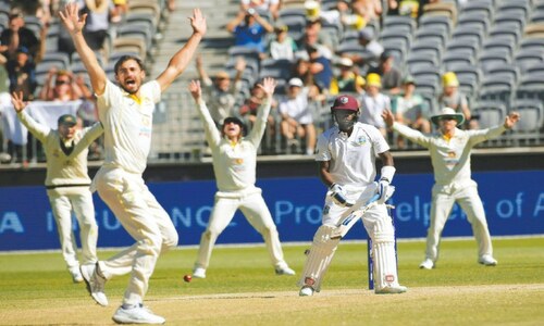 Australia lead by 344 after bowling West Indies over