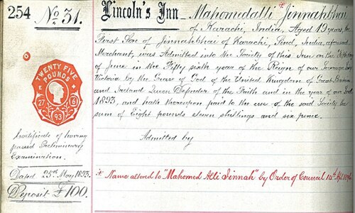 HISTORY: BECOMING JINNAH HISTORY: BECOMING JINNAH