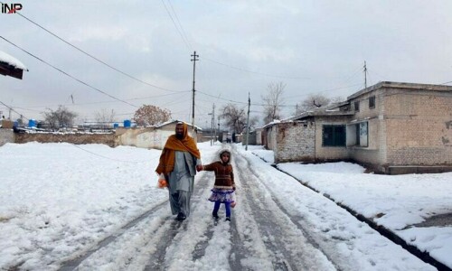 Intense cold disrupts life in Balochistan