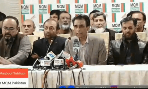 MQM-P &lsquo;rejects&rsquo; LG polls in Sindh, says Karachi was &lsquo;deprived of 70 UCs&rsquo;