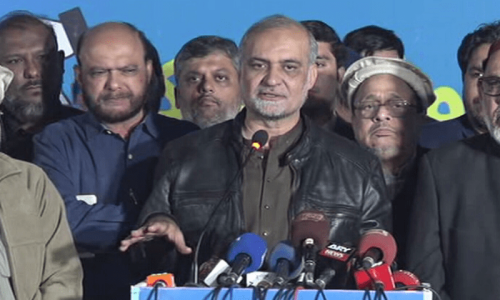 Sindh LG polls: JI&rsquo;s Hafiz Naeem claims &lsquo;rigging&rsquo; under way in Karachi