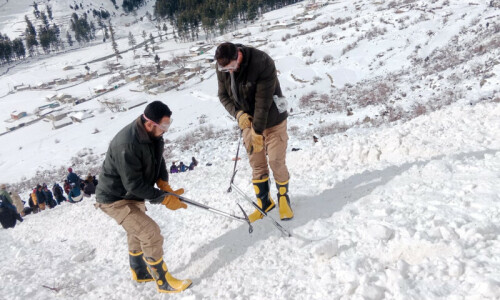 Bodies of missing youths recovered a day after avalanche hits Naltar village Bodies of missing youths recovered a day after avalanche hits Naltar village