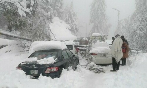 Murree braces for likely blizzard Murree braces for likely blizzard