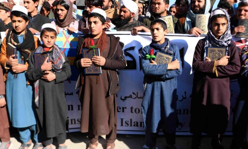 Hundreds protest in Afghan city against desecration of Holy Quran in Sweden Hundreds protest in Afghan city against desecration of Holy Quran in Sweden