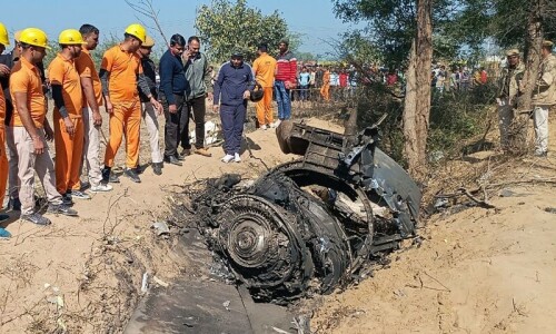 Two Indian military jets crash, one pilot killed