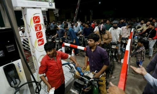 Long queues at petrol pumps across the country after price hike fears Long queues at petrol pumps across the country after price hike fears