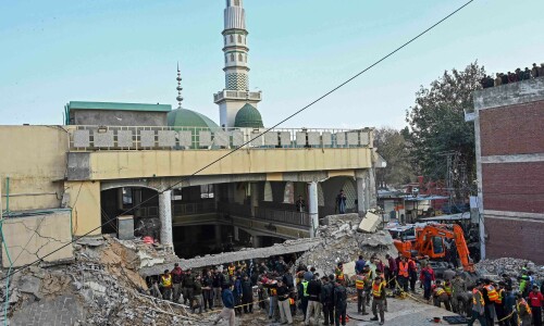 59 killed, 157 injured in blast at Peshawar Police Lines mosque