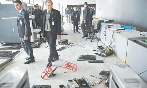 Brazilian troops clear Bolsonaro supporters&rsquo; camp after capital stormed