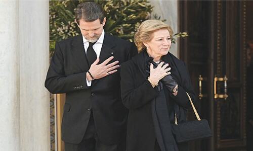 Europe&rsquo;s royals, family bid farewell to Greece&rsquo;s last king
