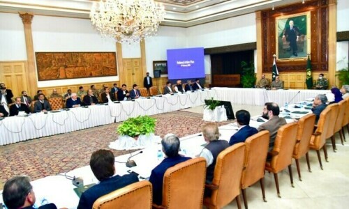 Apex Committee expresses &lsquo;unflinching resolve&rsquo; to protect people of Pakistan