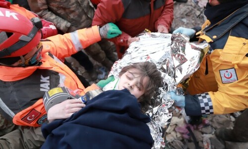 Children rescued as Turkey-Syria quake toll nears 23,000