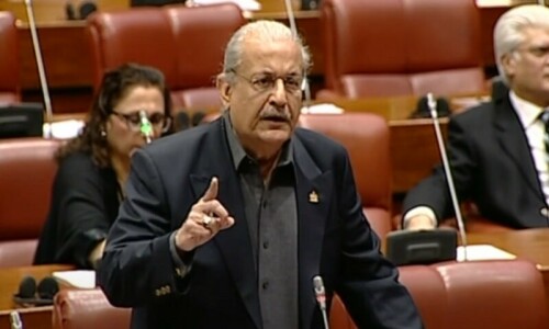 Senator Rabbani flays AGP&rsquo;s &lsquo;clarification&rsquo; of CJP&rsquo;s remarks