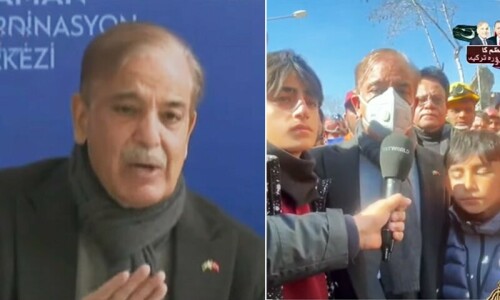 PM Shehbaz visits quake-hit areas in Turkiye, vows to dispatch fresh aid for victims