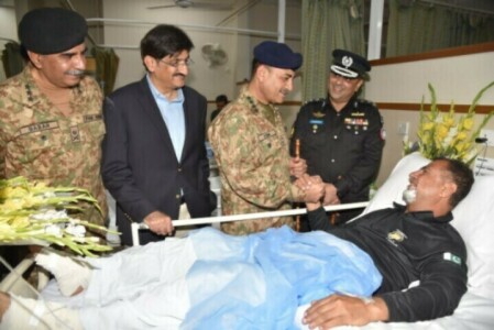 COAS visits Karachi police attack victims, says ‘trust, will of people, synergy’ needed to defeat terrorism COAS visits Karachi police attack victims, says ‘trust, will of people, synergy’ needed to defeat terrorism