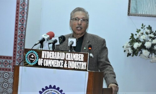 Democracy was the casualty when any country postponed elections, says President Alvi Democracy was the casualty when any country postponed elections, says President Alvi