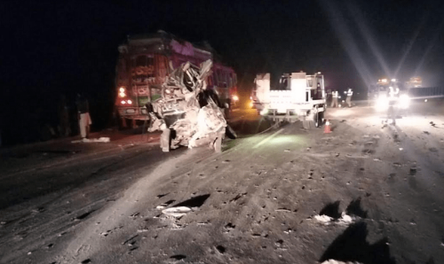 At least 13 killed, over 20 injured in Multan-Sukkur Motorway road crash At least 13 killed, over 20 injured in Multan-Sukkur Motorway road crash