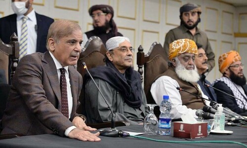 Coalition govt petitions SC for full court bench in election suo motu case Coalition govt petitions SC for full court bench in election suo motu case