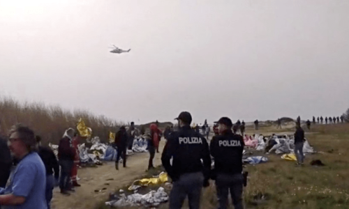 Migrant shipwreck in southern Italy kills at least 58