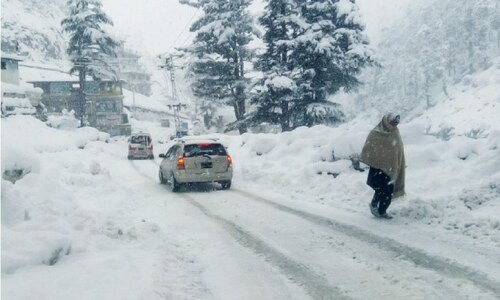 Swat, Shangla, Dir blanketed in white after snowfall