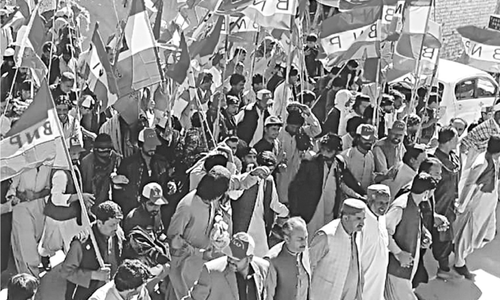 BNP-M protests raid on MPA&rsquo;s house