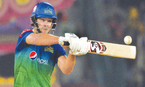 HBL Pakistan Super League: Rossouw-powered Multan thrash Peshawar despite Haris, Saim show HBL Pakistan Super League: Rossouw-powered Multan thrash Peshawar despite Haris, Saim show