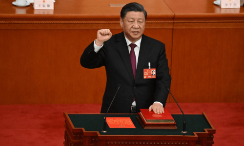 China&rsquo;s Xi handed historic third term as president