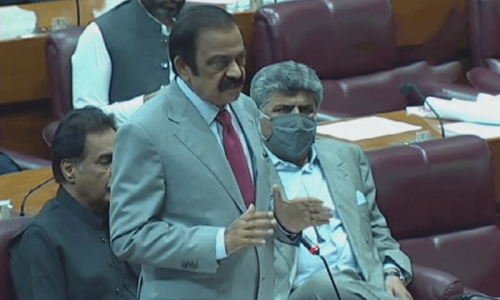Have polls not been delayed beyond 90 days before, asks Sanaullah in joint parliament session Have polls not been delayed beyond 90 days before, asks Sanaullah in joint parliament session