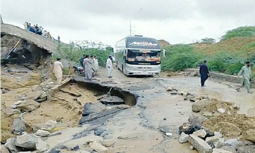 Four killed in head-on collision near Pishin